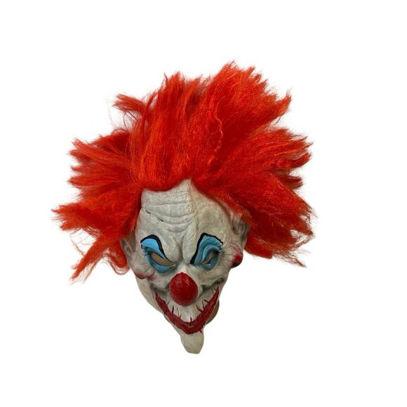 Halloween Adult Clown mask It? Red hair - Picture 1 of 7